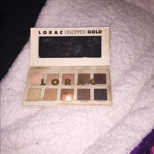 Lorac unzipped gold palette